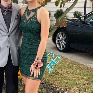 Green Lace Dress